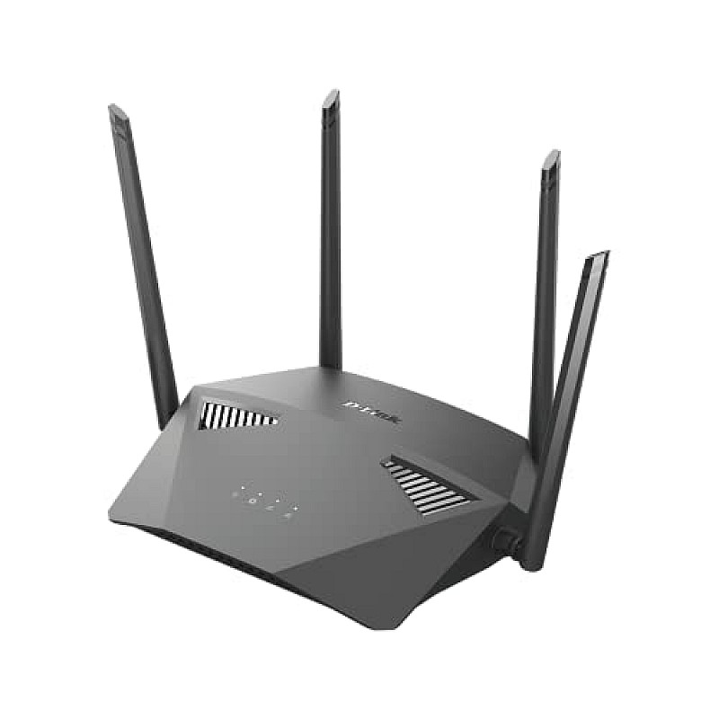 D-Link DIR-1950 AC 1900 MU-MIMO Daul Band EasyMesh WiFi Router, 5 Gigabit Port, 4 External Antenna, Voice Control Black