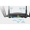 D-Link DIR-1950 AC 1900 MU-MIMO Daul Band EasyMesh WiFi Router, 5 Gigabit Port, 4 External Antenna, Voice Control Black