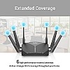 D-Link DIR-1950 AC 1900 MU-MIMO Daul Band EasyMesh WiFi Router, 5 Gigabit Port, 4 External Antenna, Voice Control Black