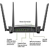 D-Link DIR-1950 AC 1900 MU-MIMO Daul Band EasyMesh WiFi Router, 5 Gigabit Port, 4 External Antenna, Voice Control Black