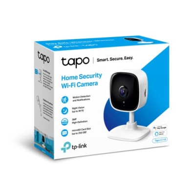 TP-Link Tapo C110 IP Wi-Fi 1296p 3MP Home Smart Security Camera white TP-Link Tapo C110 IP Wi-Fi 1296p 3MP Home Smart Security Camera white