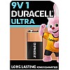 Duracell Ultra Alkaline 9V Battery, 12 Pcs