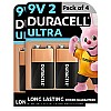 Duracell Ultra Alkaline 9V Battery, 12 Pcs