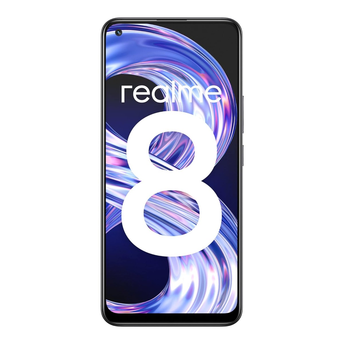 realme 8 (Cyber Black, 6GB RAM, 128GB Storage) refurbished