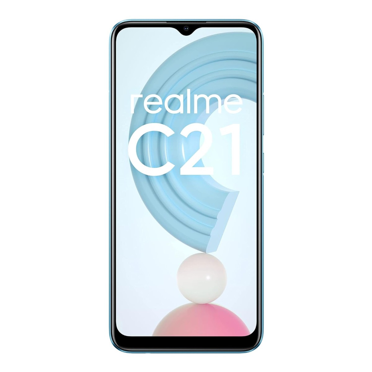 realme C21 (Cross Blue, 4GB RAM 64GB Storage) refurbished
