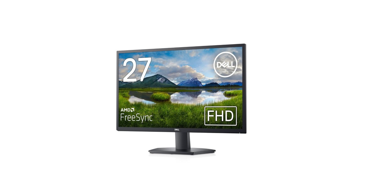 Dell SE2722H 27 Inch 1920 X 1080 Pixels FHD 75Hz Monitor Black