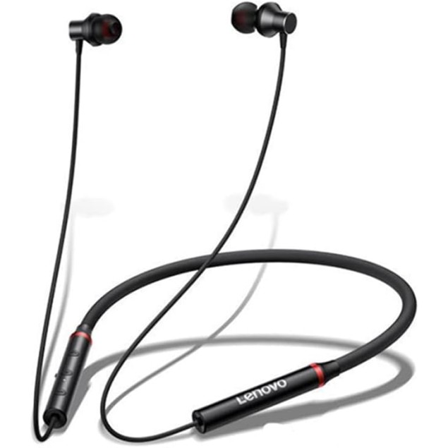 Lenovo HE05X Waterproof Magnetic Bluetooth Wireless Earphones with Microphone - Black Lenovo HE05X Waterproof Magnetic Bluetooth Wireless Earphones with Microphone - Black