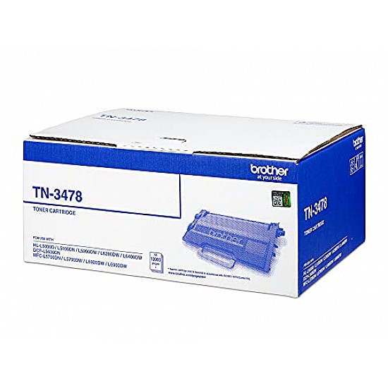 Brother TN-3478 Toner Cartridge (Black), Medium