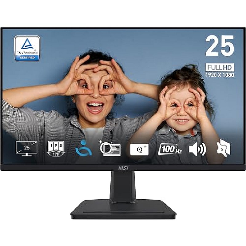 MSI Pro Mp273Qv 27 Inch Wqhd 2560 X 1440 Professional Business LCD Monitor, 75Hz Refresh Rate Black