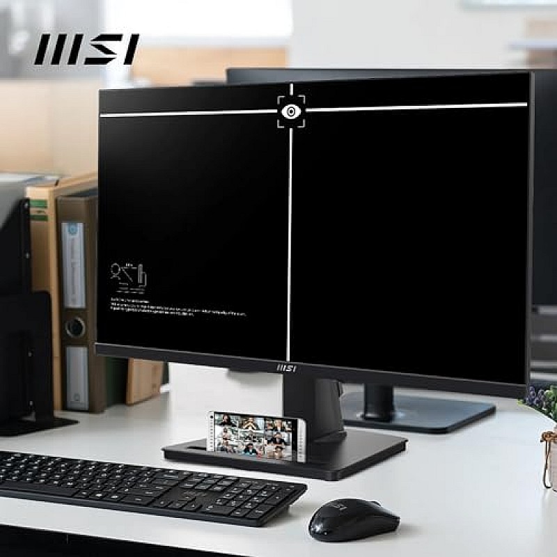 MSI Pro Mp273Qv 27 Inch Wqhd 2560 X 1440 Professional Business LCD Monitor, 75Hz Refresh Rate Black