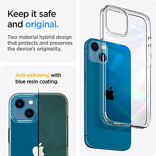Spigen Ultra Hybrid Back Cover Case Compatible with iPhone 13 (TPU + Poly Carbonate Crystal Clear) Spigen Ultra Hybrid Back Cover Case Compatible with iPhone 13 (TPU + Poly Carbonate Crystal Clear)