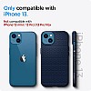 Spigen Liquid Air Back Cover Case Compatible with iPhone 13 (TPU | Navy Blue)