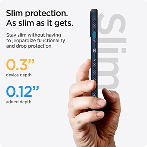 Spigen Liquid Air Back Cover Case Compatible with iPhone 13 (TPU | Navy Blue) Spigen Liquid Air Back Cover Case Compatible with iPhone 13 (TPU | Navy Blue)