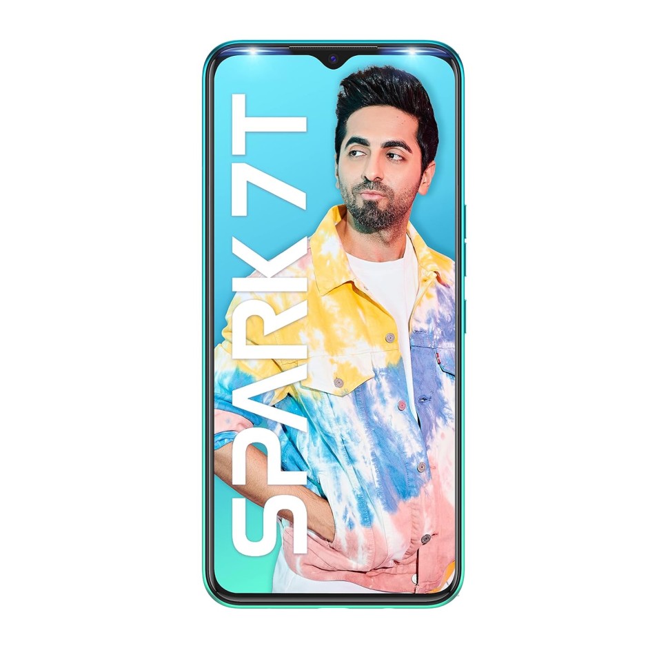 TECNO Spark 7T Jewel Blue, 4GB RAM, 64GB Storage refurbished