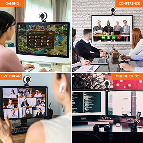 Tukzer HD 1080P Webcam with Microphone and Ring Light, Plug and Play Web Camera (TZ-WC1) Tukzer HD 1080P Webcam with Microphone and Ring Light, Plug and Play Web Camera (TZ-WC1)
