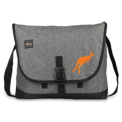 Protecta Leap Crossbody Laptop Messenger Bag Grey Protecta Leap Crossbody Laptop Messenger Bag Grey