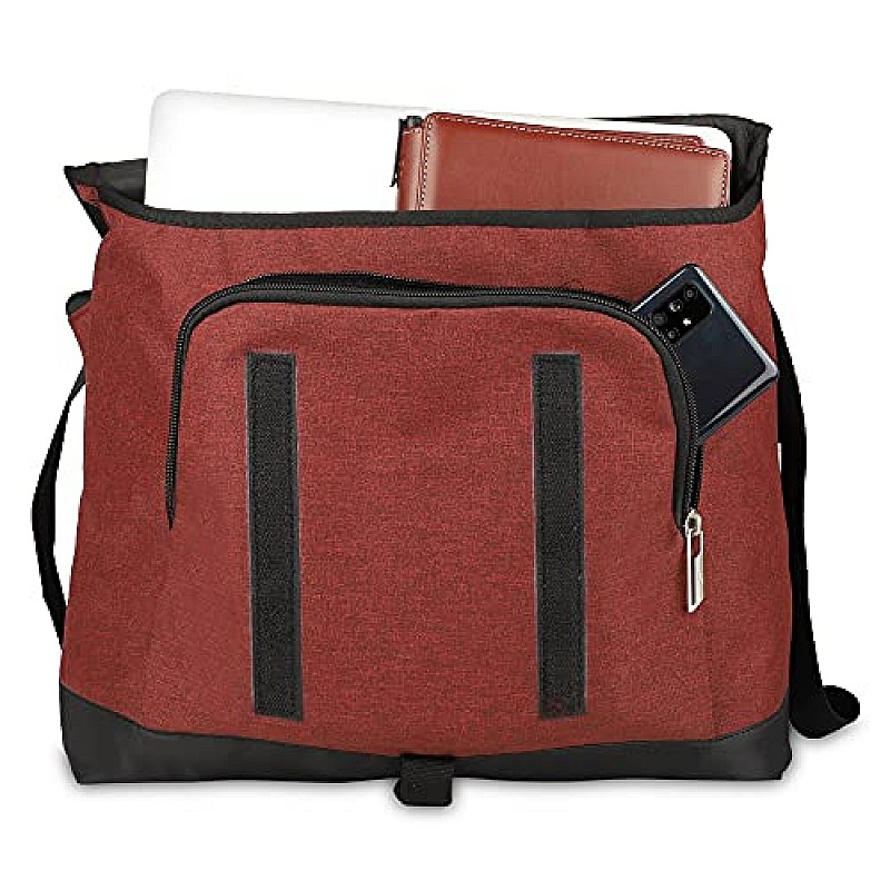 Protecta Leap Crossbody Laptop Messenger Bag Grey