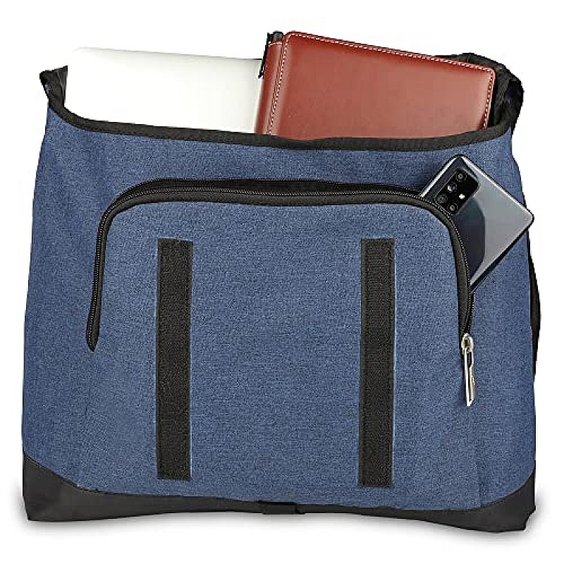 Protecta Leap Crossbody Laptop Messenger Bag Grey