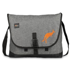 Protecta Leap Crossbody Laptop Messenger Bag Grey