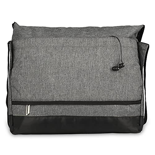 Protecta Leap Crossbody Laptop Messenger Bag Grey Protecta Leap Crossbody Laptop Messenger Bag Grey
