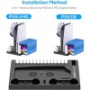 New World For PS5 Vertical Stand for PS5 Digital Edition and Disc Edition Console with Cooling Fan