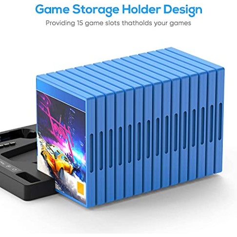 New World For PS5 Vertical Stand for PS5 Digital Edition and Disc Edition Console with Cooling Fan New World For PS5 Vertical Stand for PS5 Digital Edition and Disc Edition Console with Cooling Fan