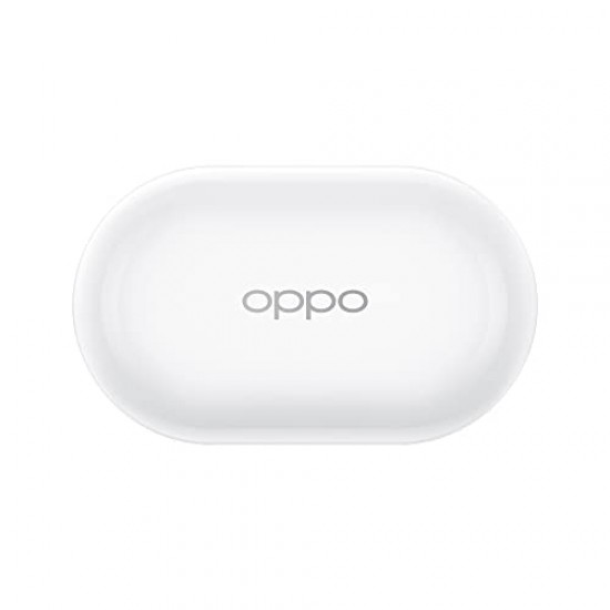OPPO Enco Buds Bluetooth True Wireless (TWS) with Mic, 24H Battery Life, & Water Resistant,(White, True Wireless)