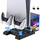 New World Cooling Stand for PS5 Dual Controller Charging stand Charging Dock Vertical Stand for PS5 Playstation5