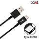 boAt Type-C A400 Type-C to USB A 2 Mtrs Cable 3A Fast Charging And 480mbps Data Transmission (Black)