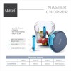 Ganesh Multipurpose Plastic Vegetable Master Chopper with 5 Stainless Steel Blades Blades 900 ml