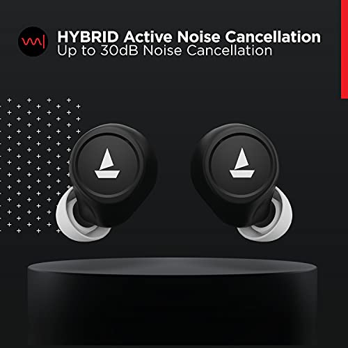 boAt Airdopes 501 ANC Truly Wireless Bluetooth in Ear Earbuds with Mic (Black) boAt Airdopes 501 ANC Truly Wireless Bluetooth in Ear Earbuds with Mic (Black)