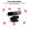 CASE U HW1 1080P Webcam with Microphone 360 Rotation Plug and Play Pro Streaming USB 2.0 HD 