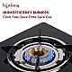 Lifelong 2 Burner Gas Stove Top for Kitchen (Black, LLGS912)