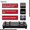 Lifelong 2 Burner Gas Stove Top for Kitchen (Black, LLGS912)