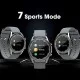 Zebronics ZEB-FIT4220CH Smart Fitness Watch with Call function (Silver Rim + Gray Strap)