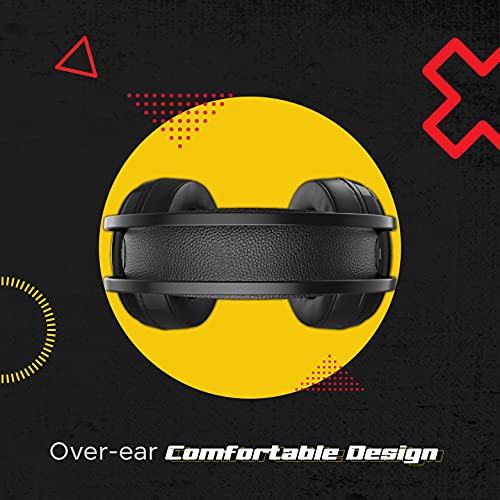 Redgear Cosmo Nova Wired Over Ear Headphones with Mic (Black) Redgear Cosmo Nova Wired Over Ear Headphones with Mic (Black)
