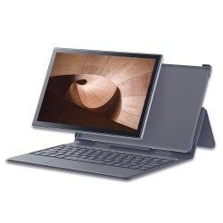 elevn eTab11 Pro Tablet with Keyboard (10.1-inch Magnetic Docking Keyboard, 4GB 64GB,  Aluminium Grey