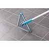 AIRTREE Rotatable Triangle Mop with Long Handle, Microfiber Flat Floor mop Rotatable Cleaning Brush Glass Wiper Window  (Multicolor)