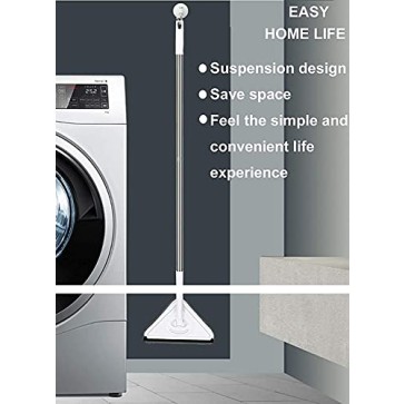 AIRTREE Rotatable Triangle Mop with Long Handle, Microfiber Flat Floor mop Rotatable Cleaning Brush Glass Wiper Window (Multicolor) AIRTREE Rotatable Triangle Mop with Long Handle, Microfiber Flat Floor mop Rotatable Cleaning Brush Glass Wiper Window (Multicolor)