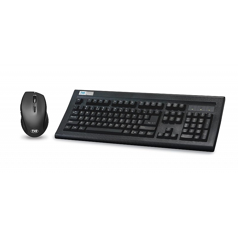 TVS ELECTRONICS Platina Wireless Mechanical Combo (Keyboard, Mouse) Strong Tilt Legs, Laser-Etched Key CapsLED Indicators Mouse 