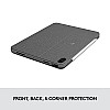 Logitech Combo Touch iPad Pro 12.9-inch 5th Gen Keyboard Case Detachable Backlit Keyboard Grey