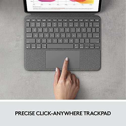 Logitech Combo Touch iPad Pro 12.9-inch 5th Gen Keyboard Case Detachable Backlit Keyboard Grey Logitech Combo Touch iPad Pro 12.9-inch 5th Gen Keyboard Case Detachable Backlit Keyboard Grey