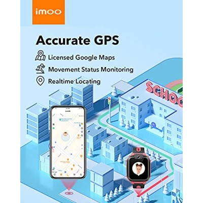 IMOO Watch Phone Z1 Kids Smart Watch, 4G Kids Smartwatch Phone with Long-Lasting Video (Pink) IMOO Watch Phone Z1 Kids Smart Watch, 4G Kids Smartwatch Phone with Long-Lasting Video (Pink)