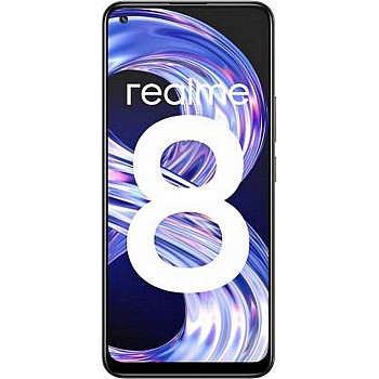 Realme 8 (Cyber Black, 8GB RAM, 128GB Storage) Refurbished 