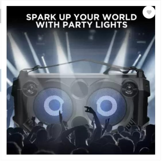 boAt PartyPal 60 20 Watt Truly Wireless Bluetooth Party Speaker (Black) boAt PartyPal 60 20 Watt Truly Wireless Bluetooth Party Speaker (Black)