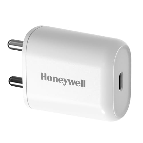 Honeywell Zest Charger PD20W, BIS Certified, Type C Fast Wall Charger, Ultra-Fast Charging White Honeywell Zest Charger PD20W, BIS Certified, Type C Fast Wall Charger, Ultra-Fast Charging White