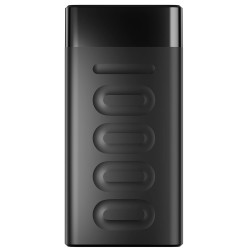 Ambrane 10000mAh Slim Power Bank, 20W Fast Charging, Dual Output, Type C PD (Input & Output), Quick Charge (Stylo 10K, Black)