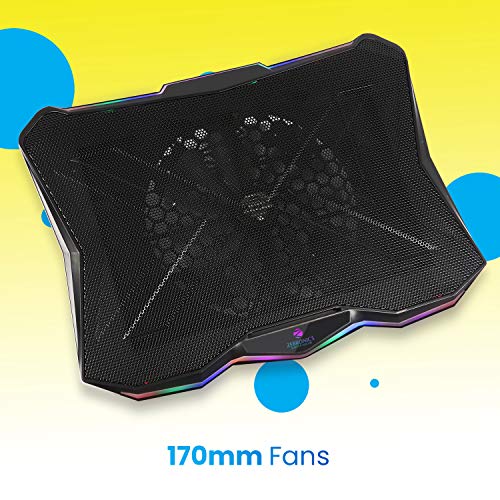 ZEBRONICS Zeb-NC7000 USB Powered Laptop Cooling Pad for Laptops Black ZEBRONICS Zeb-NC7000 USB Powered Laptop Cooling Pad for Laptops Black