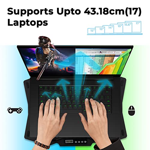 ZEBRONICS Zeb-NC7000 USB Powered Laptop Cooling Pad for Laptops Black ZEBRONICS Zeb-NC7000 USB Powered Laptop Cooling Pad for Laptops Black