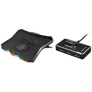 ZEBRONICS Zeb-NC7000 USB Powered Laptop Cooling Pad for Laptops Black ZEBRONICS Zeb-NC7000 USB Powered Laptop Cooling Pad for Laptops Black